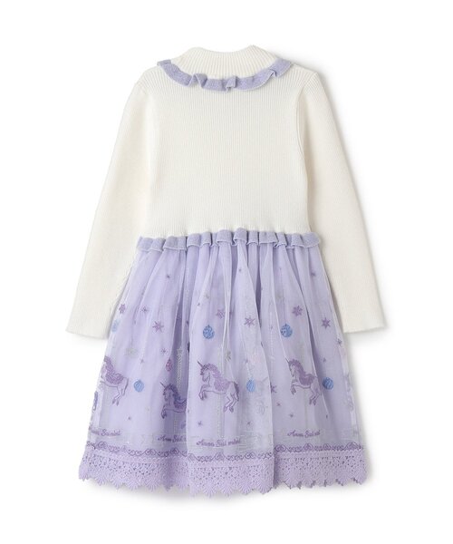 セール】ニットドッキングチュールワンピース（ワンピース）｜ANNA SUI