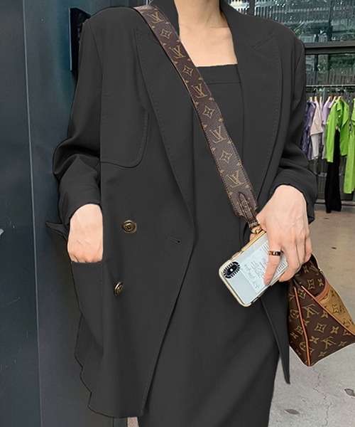 セール】ジャンパースカート＋ステッチジャケットセットアップ