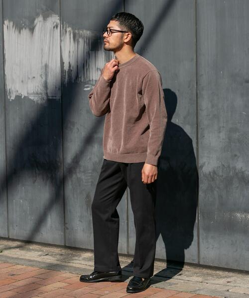 セール】『XLサイズあり』モールクルーネックニット（ニット/セーター