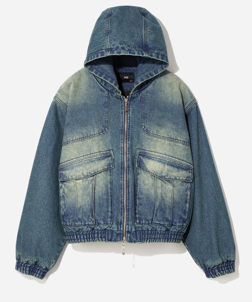 HARE（ハレ）の「【SET UP対応】デニムナカワタフードブルゾン(HARE