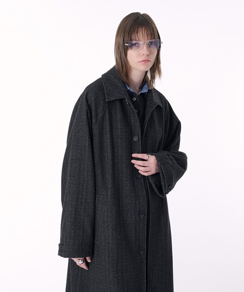 PORTER CLASSIC ステンカラーコート ブラック 人気サイズ 3‼️ 2026年