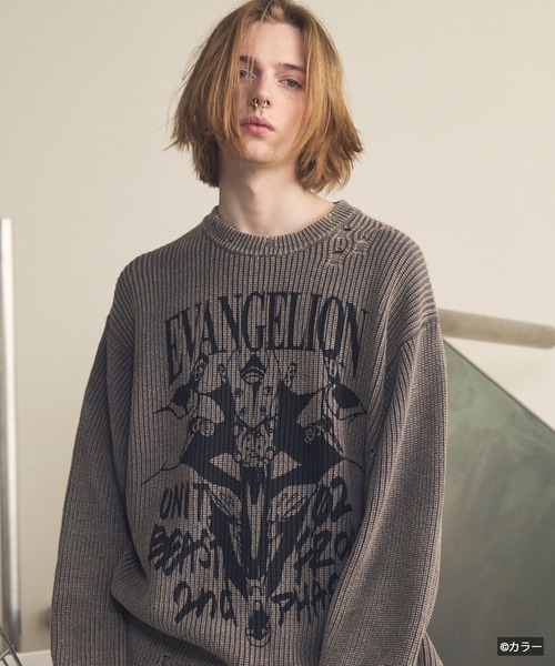UNISEX》【EVANGELION for MAISON SPECIAL】Prime-Over Crew Neck