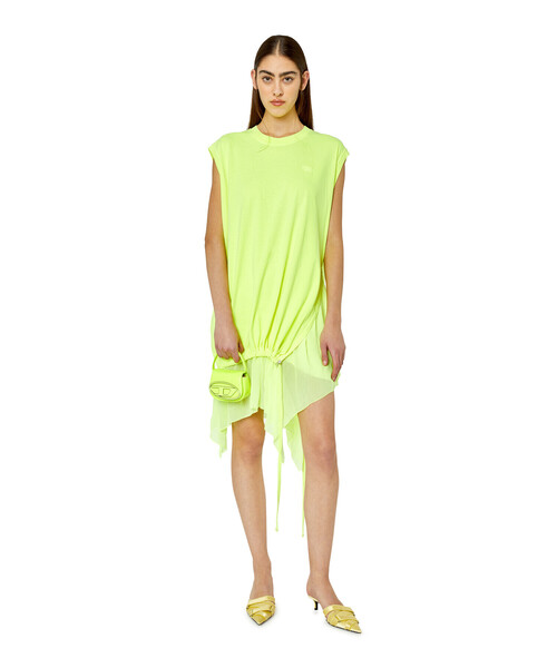 DIESEL（ディーゼル）の「レディース カウレザー ネオンカラー クロス