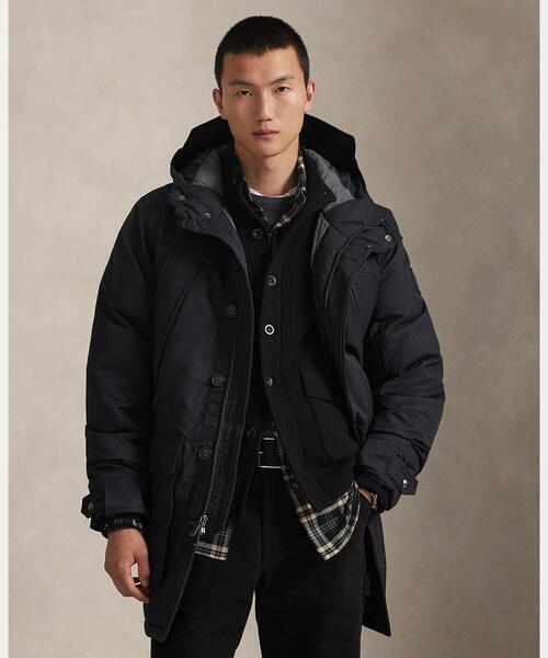 フーデッド ダウン パーカー（ダウンジャケット/コート）｜POLO RALPH