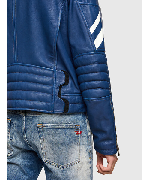 DIESEL（ディーゼル）の「メンズ ジャケット レザージャケット ジップ