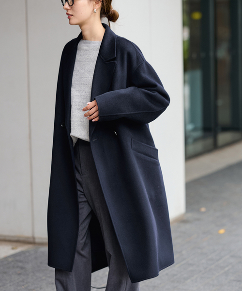 ≪追加≫SUPER160'sダブルブレストコート 5（チェスターコート