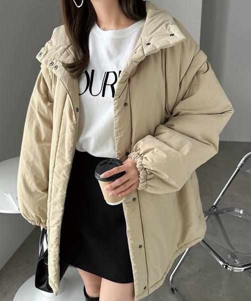 メンズ 美品 ラウドマウス 2way ダウンジャケット ベスト LL