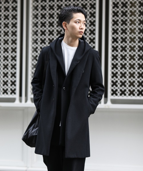 ATTACHMENT（アタッチメント）の「カシミア混ニットフラノ3レイヤー