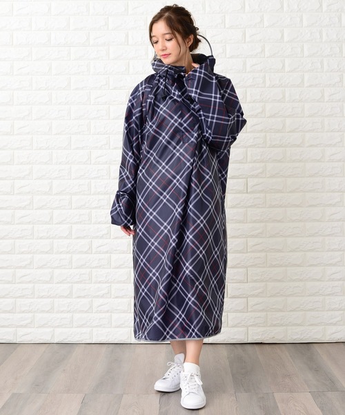 セール】軽量クリアバイザー付きレインポンチョ（レインコート