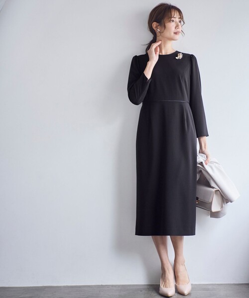 洗える】セレモニーダブルクロス ワンピース（ワンピース）｜ANY SIS