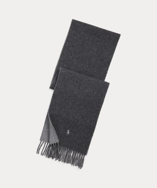 リバーシブル ウールブレンド マフラー（マフラー）｜POLO RALPH