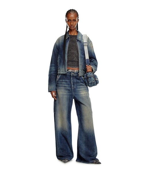 ウィメンズ デニム ルーズ D-SIRE-WORK L.30（デニムパンツ）｜DIESEL