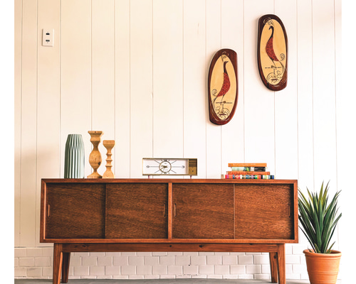 VINTAGE WIDE LOW BOARD サイズ変更可能‼︎ 北欧 ビンテージ ミッド