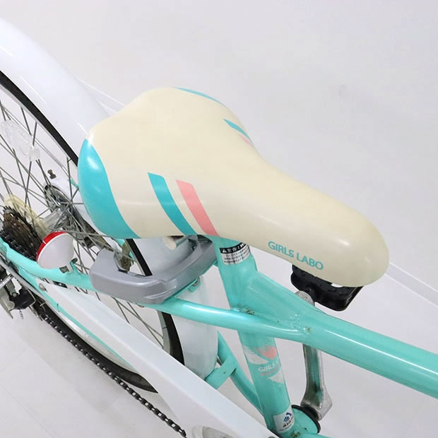 豊中市曽根引き取り）GIRLS LABO ミントグリーン 子供用自転車 豊中市