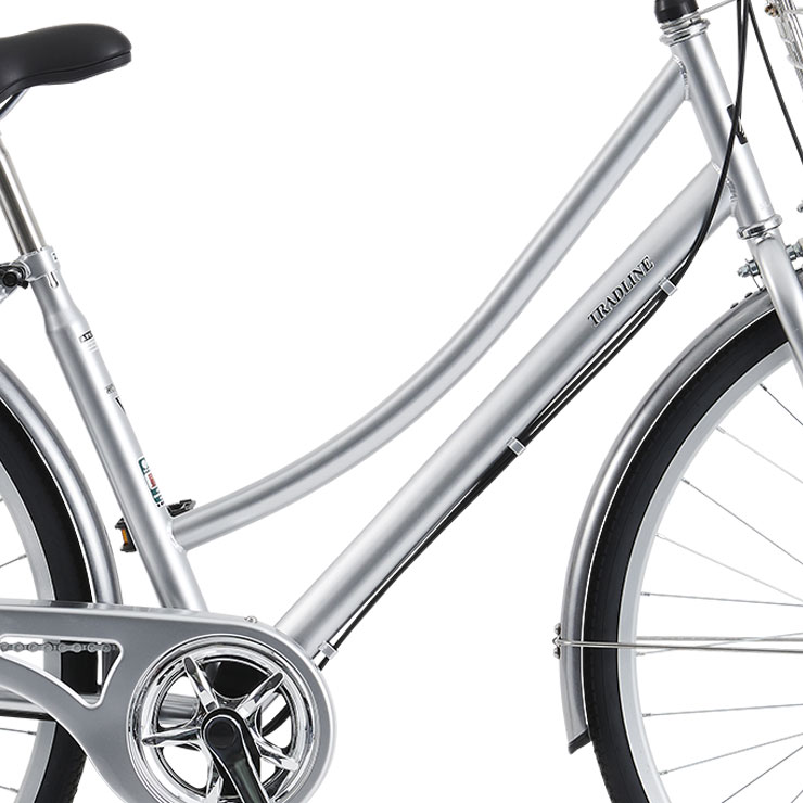トラッドラインW-O 27インチ 6段変速 オートライト シティサイクル