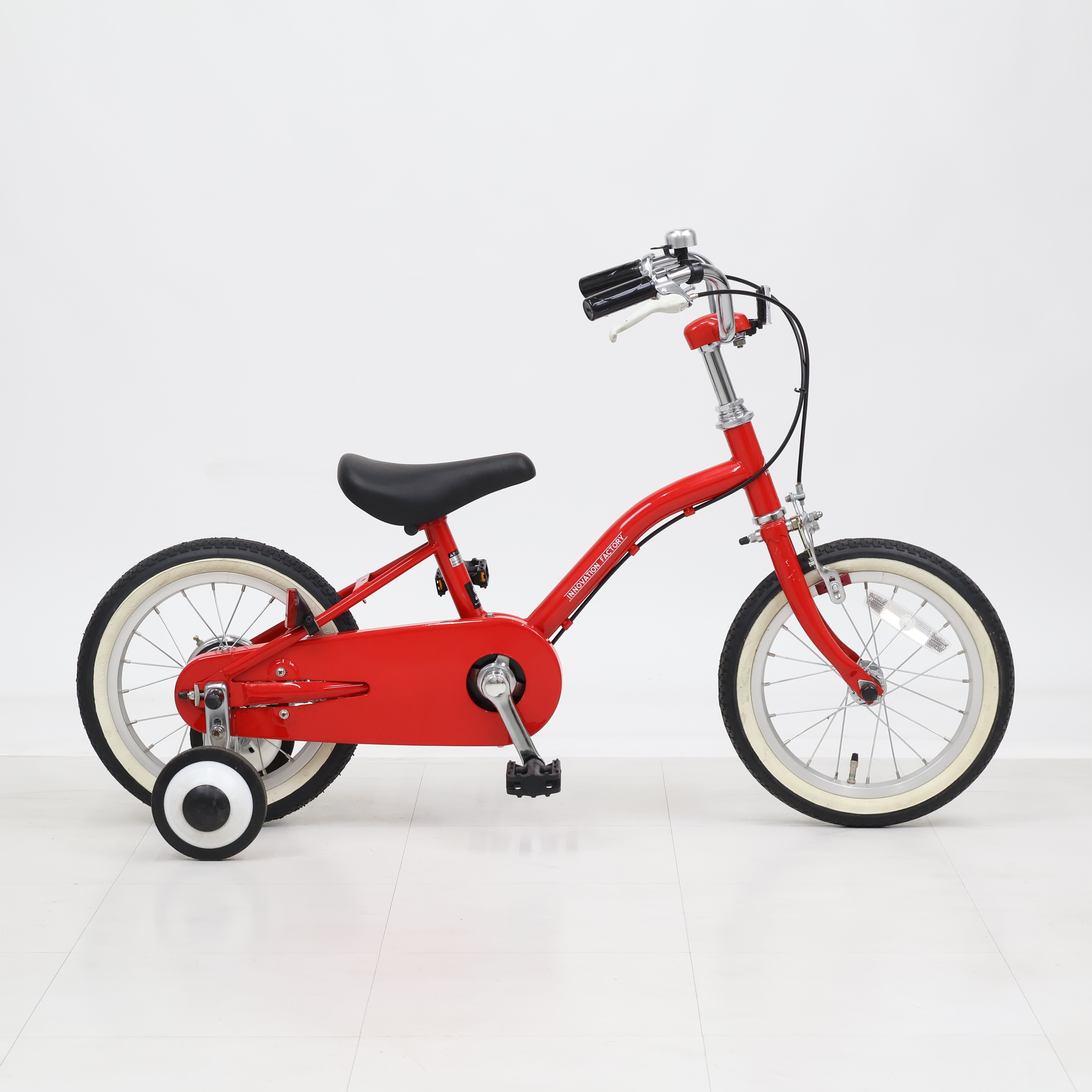 INNOVATION FACTORY 幼児用自転車 14インチ 赤 リユース