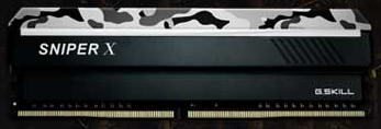 G.SKILL Sniper X Series 32GB (2 x 16GB) DDR4 3200 (PC4 25600