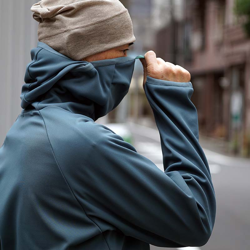 19800円☆ルコック ヨシノリ コタケ監修 防風 保温 裏起毛パーカー☆LL