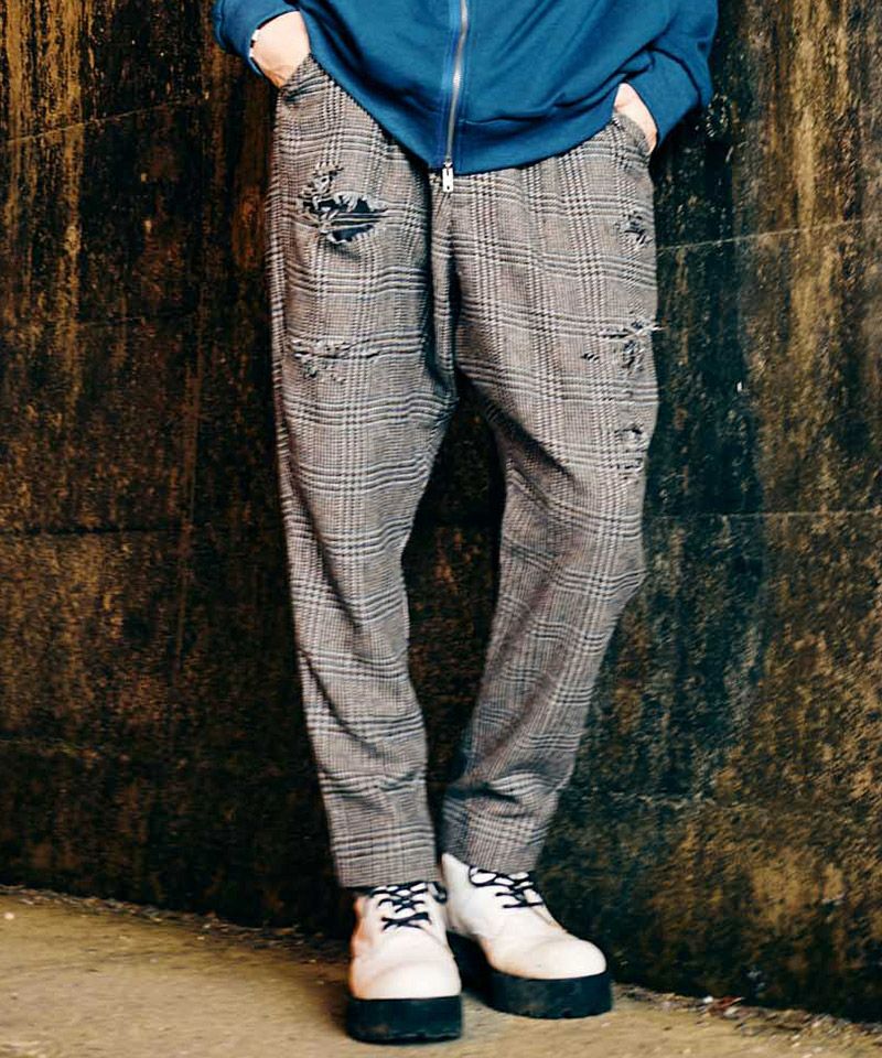 20%OFF【glamb(グラム)】Out of Society Tweed Slacks アウトオブ