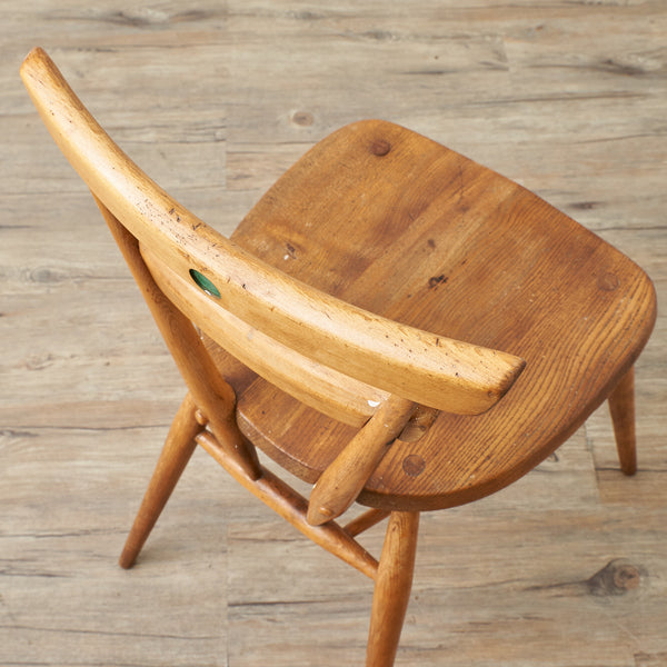 アーコール ERCOL ヴィンテージ スタッキングチェア グリーンドット