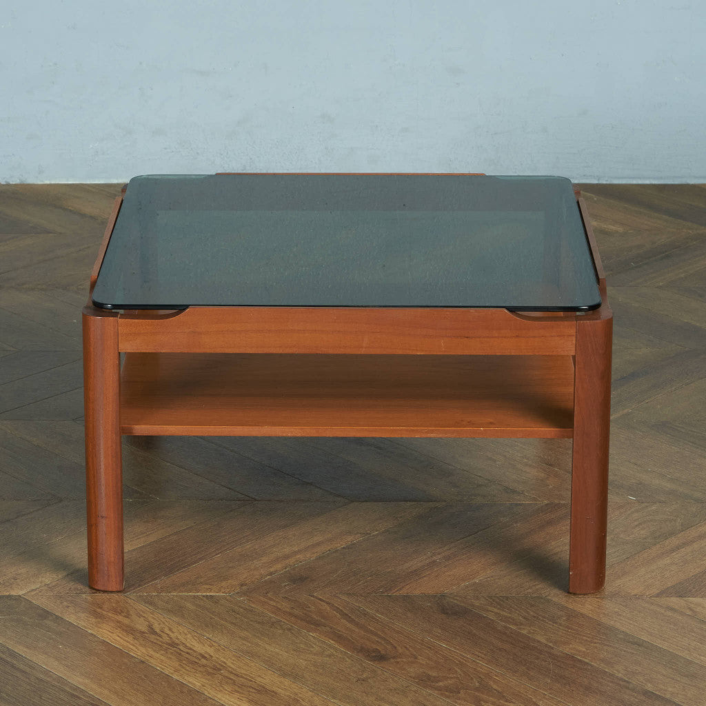 メイヤー myer ヴィンテージ スモークガラストップ コーヒーテーブル