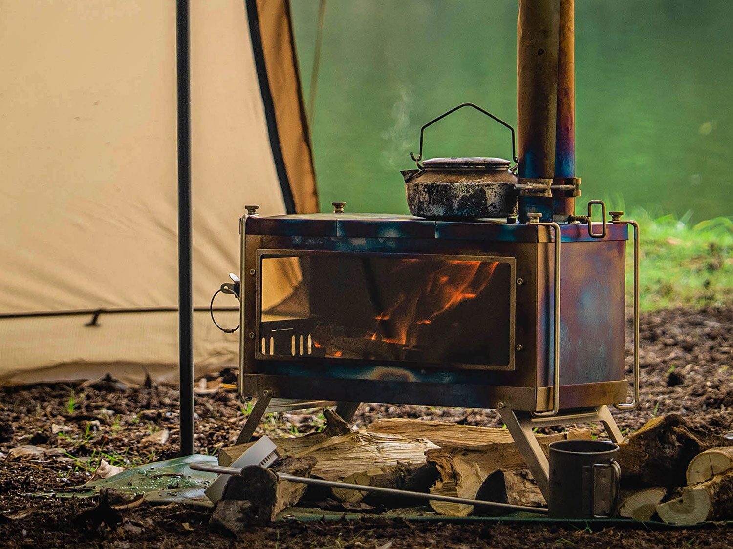 OneTigrisからチタン製薪ストーブ「WHALE SONG」登場 | キャンプレビュー