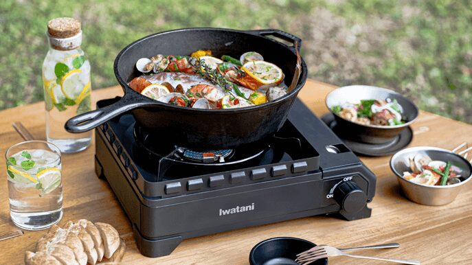 イワタニからX型ゴトク搭載の「カセットフー タフまるXG」登場