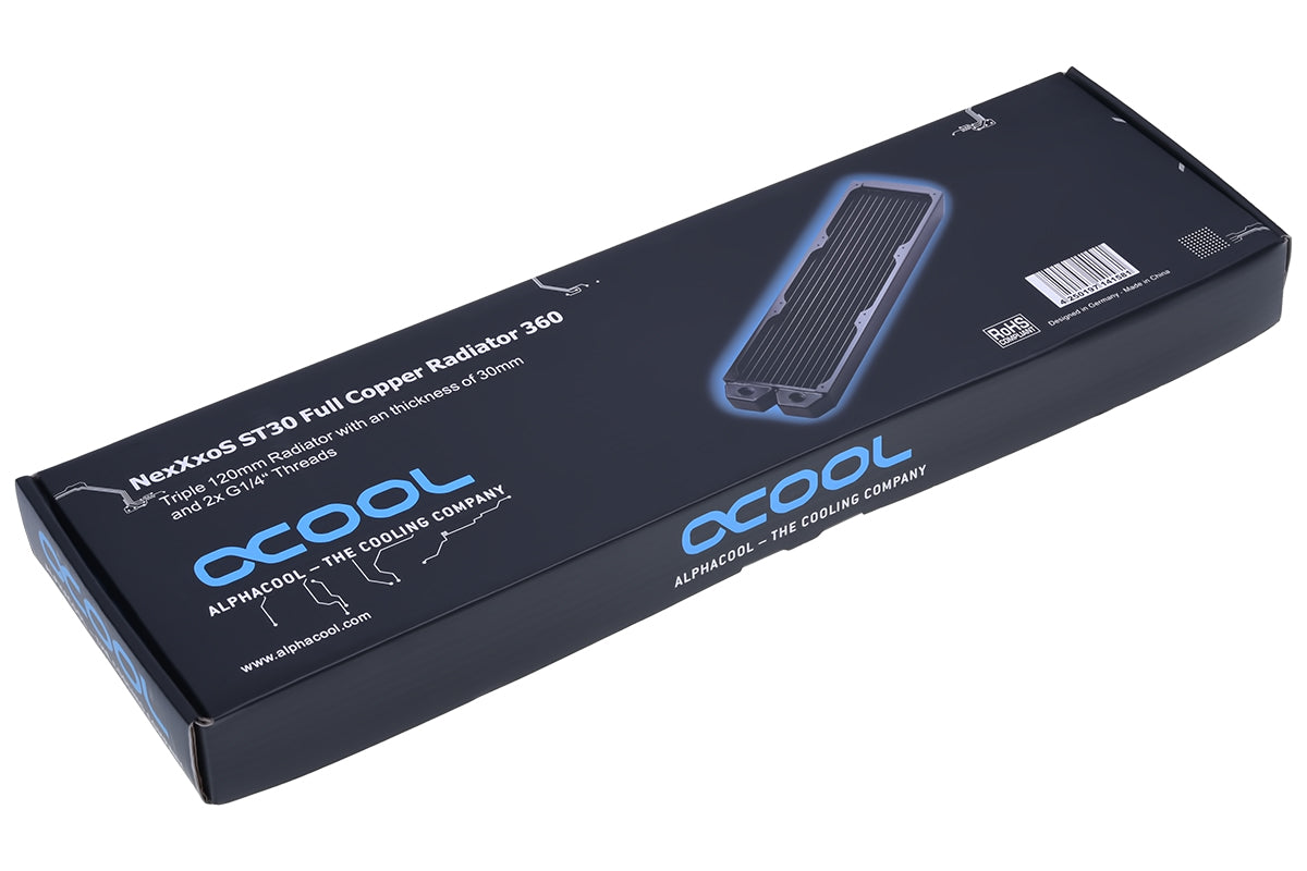 Alphacool NexXxoS ST30 Full Copper 360mm radiator – Canada Watercool