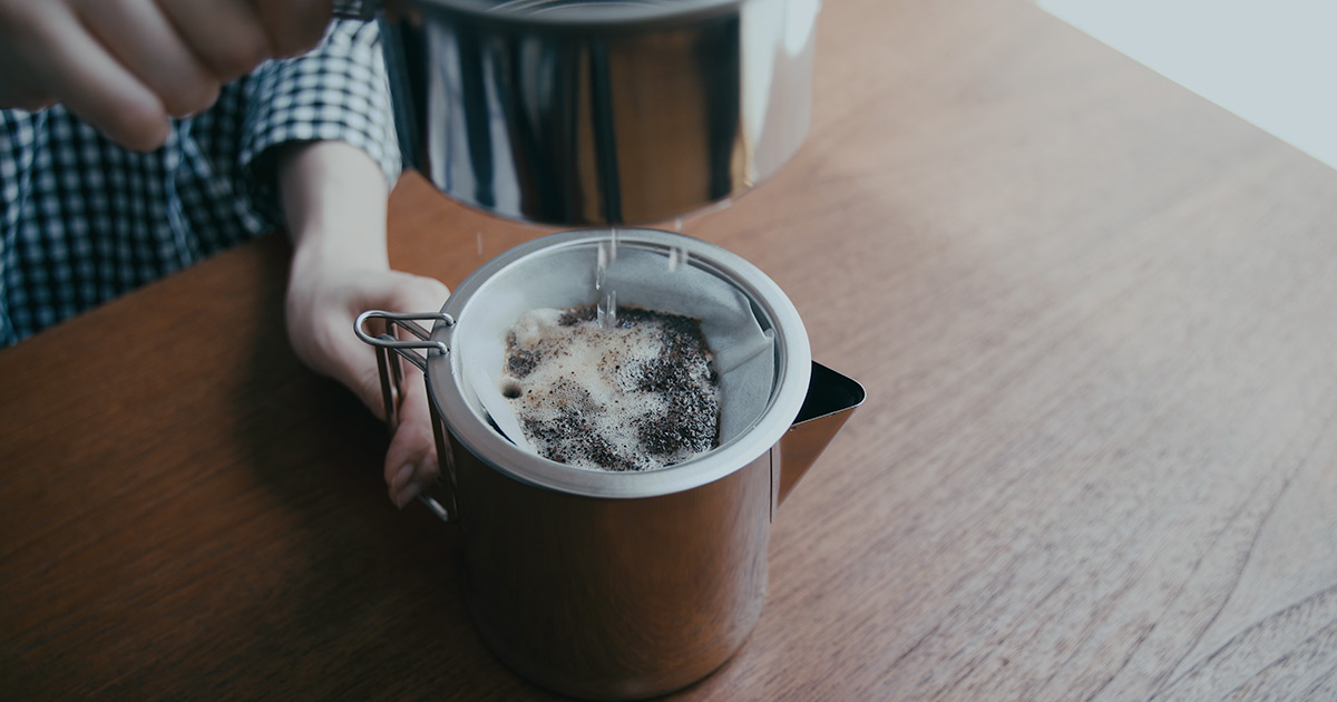 お湯を注げば勝手にドリップ！ Kalitaのニューカントリー102が便利