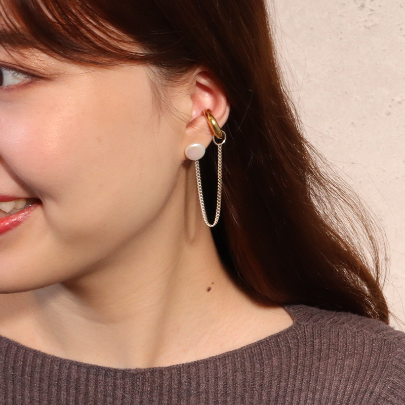 SASKIA DIEZ サスキアディツ PEARL CHAIN ADD ON イヤーカフ用チェーン