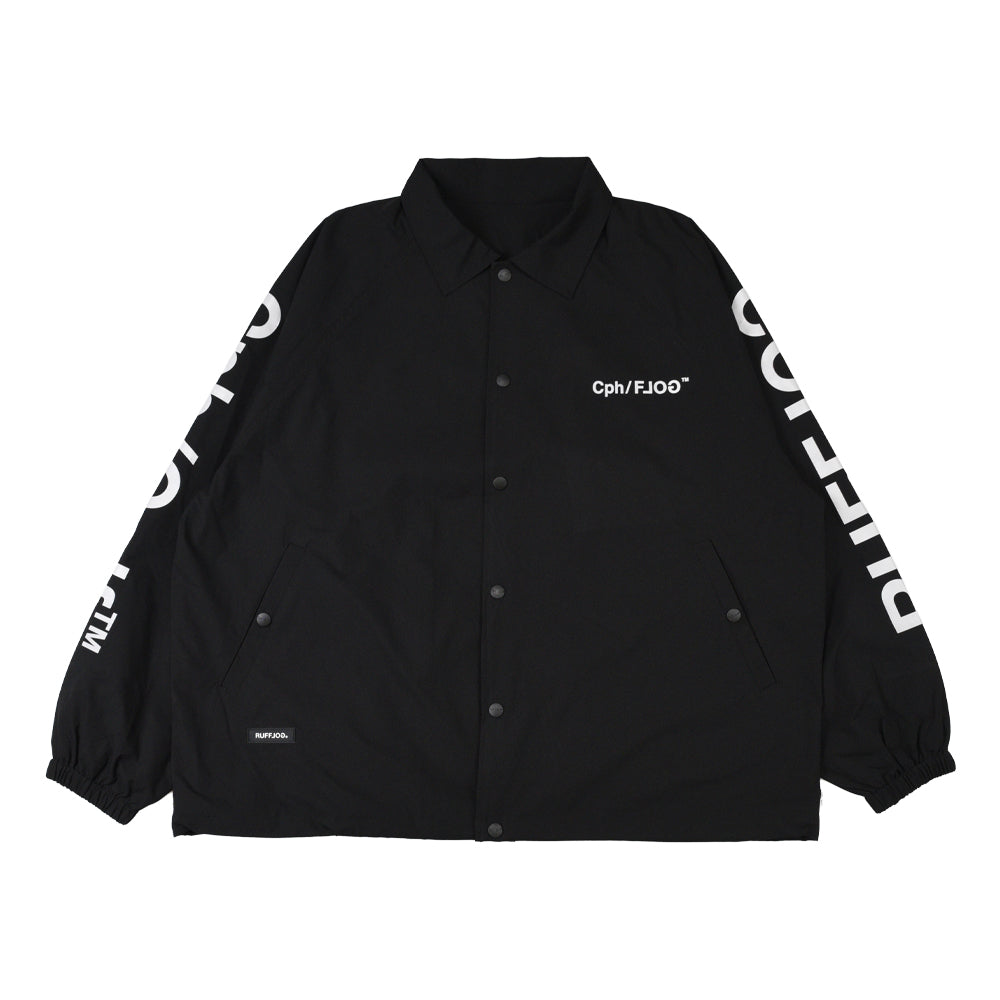 Cph/Golf×RUFFLOG COACH JACKET BLACK – Cph/Golf™︎