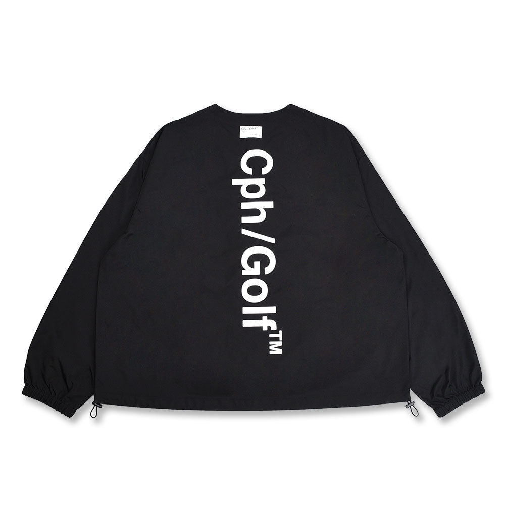 晋*郎様 Cph/Golf ナイロンジャケット Lサイズ ブラック/ホワイト/イ