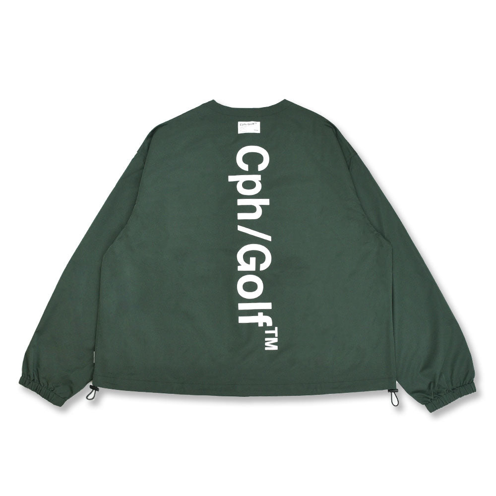 Cph/Golf™ LOGO NO COLLAR JACKET GREEN – Cph/Golf™︎