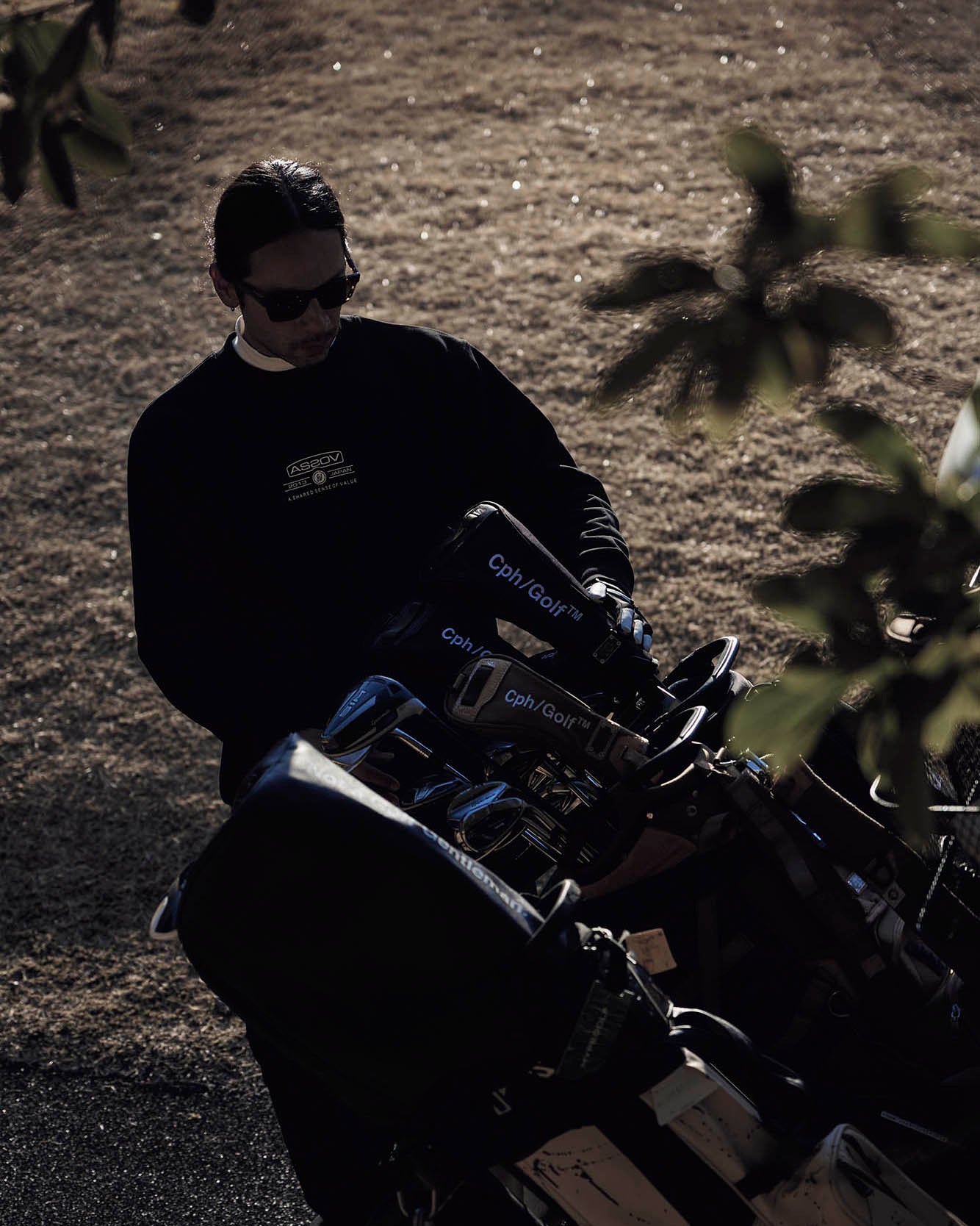 AS2OV × Cph/Golf™ #CORDURA SIDE POCKET PULLOVER - BLACK - – Cph