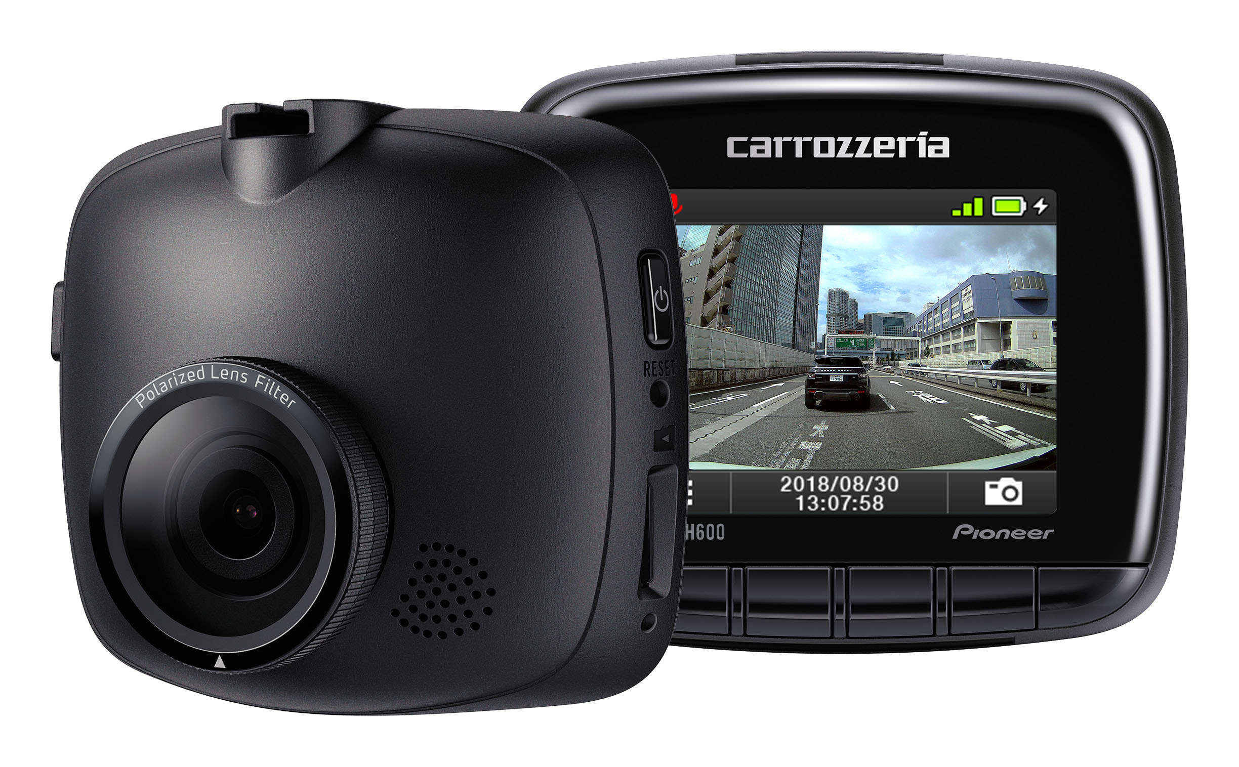 パイオニア、偏光フィルター標準装着の「VREC-DH600」など新型ドライブ