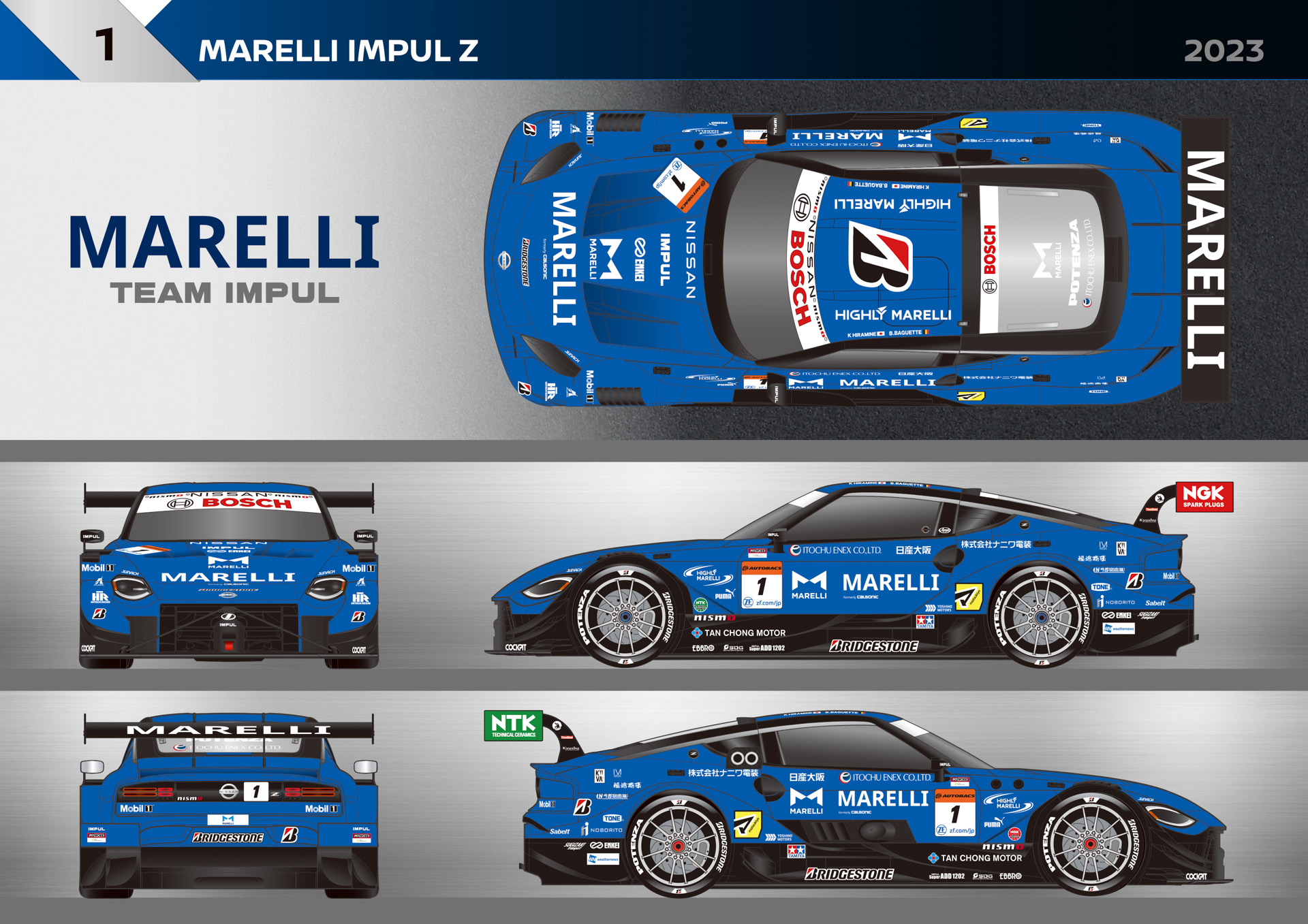 日産、2023年モータースポーツ活動概要発表 1号車「MARELLI IMPUL Z