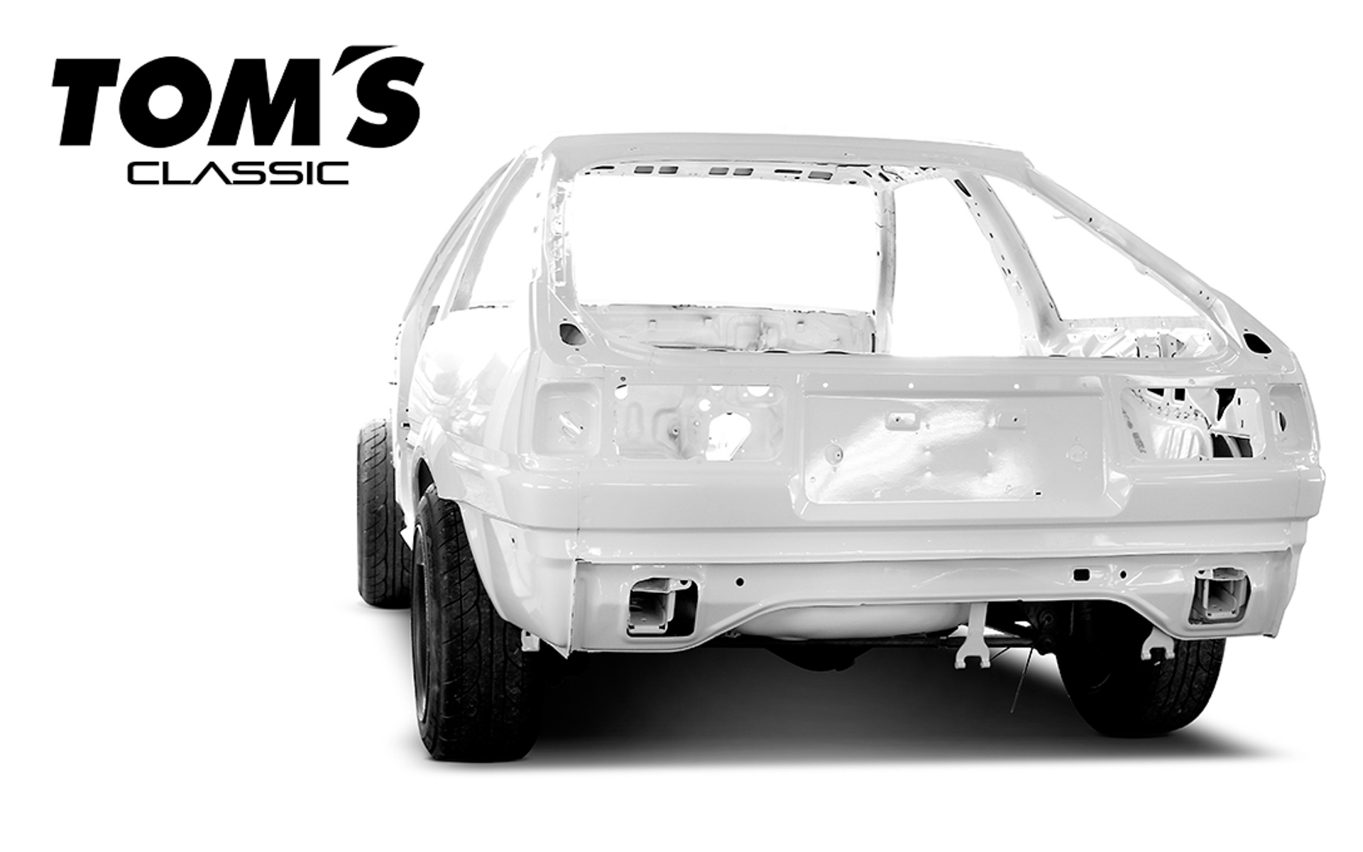 画像］トムス、レストアしたホワイトボディと「4A-GEU/4A-GELU」「3S