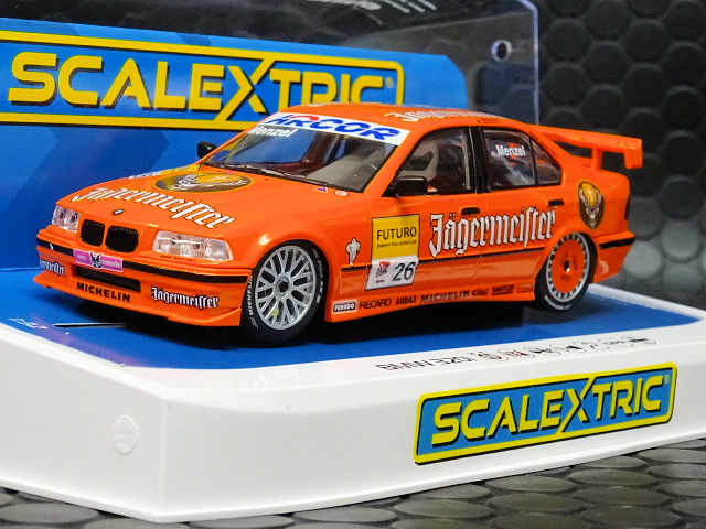 Scalextric 1/32 ｽﾛｯﾄｶｰ C4624◇ BMW E36 320i ”Jagermeister” #26