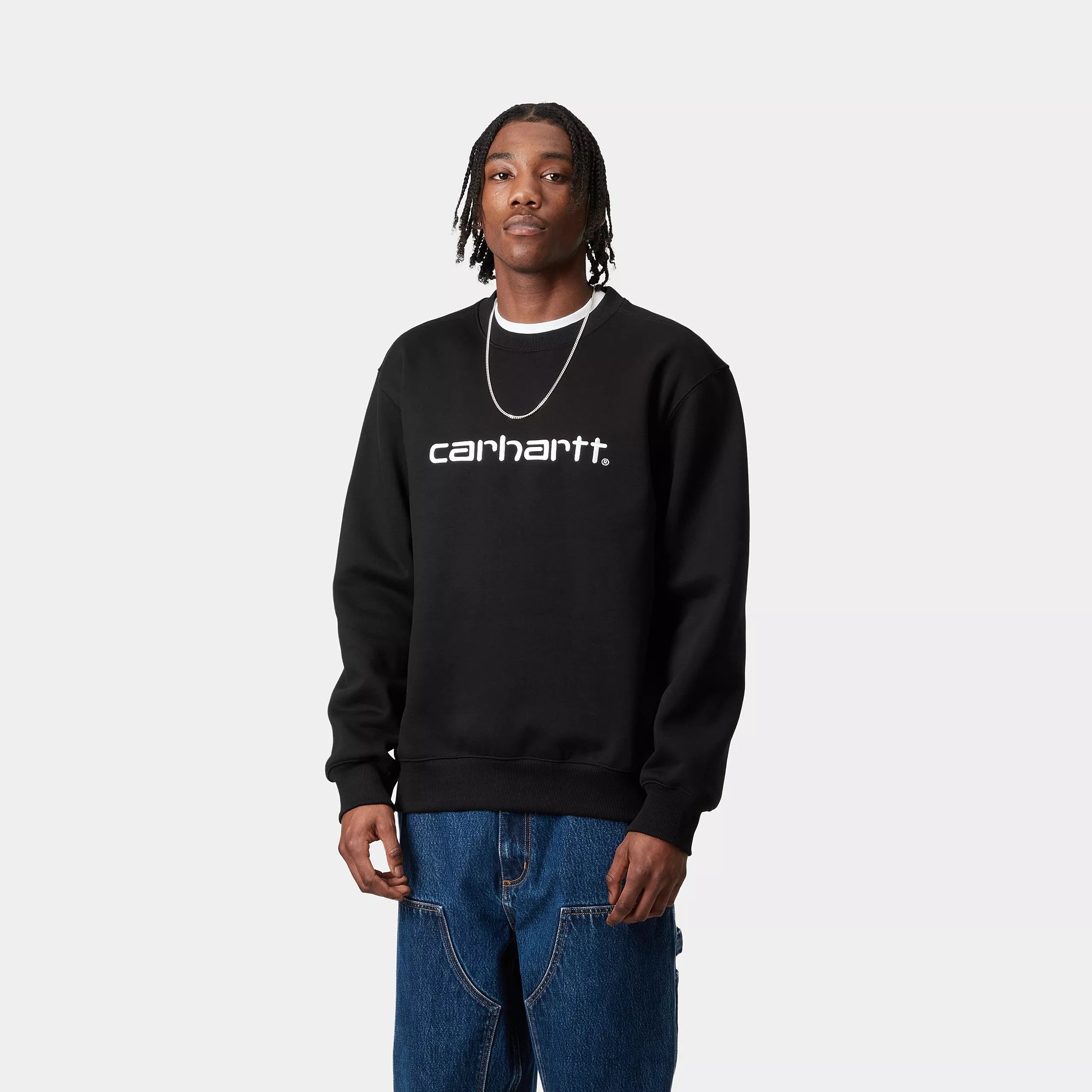 Carhartt wip スウェット carhartt ブラック スウェット XL 黒 サイズXL