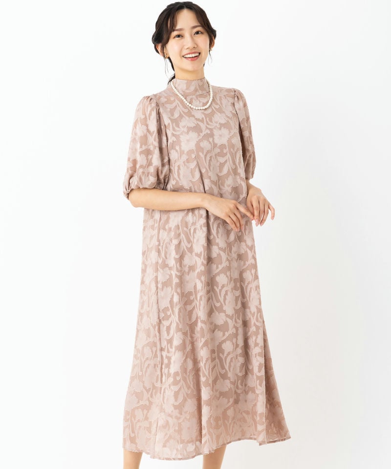 J by blue ジェーバイブルー インナー付きバックリボンジャガード