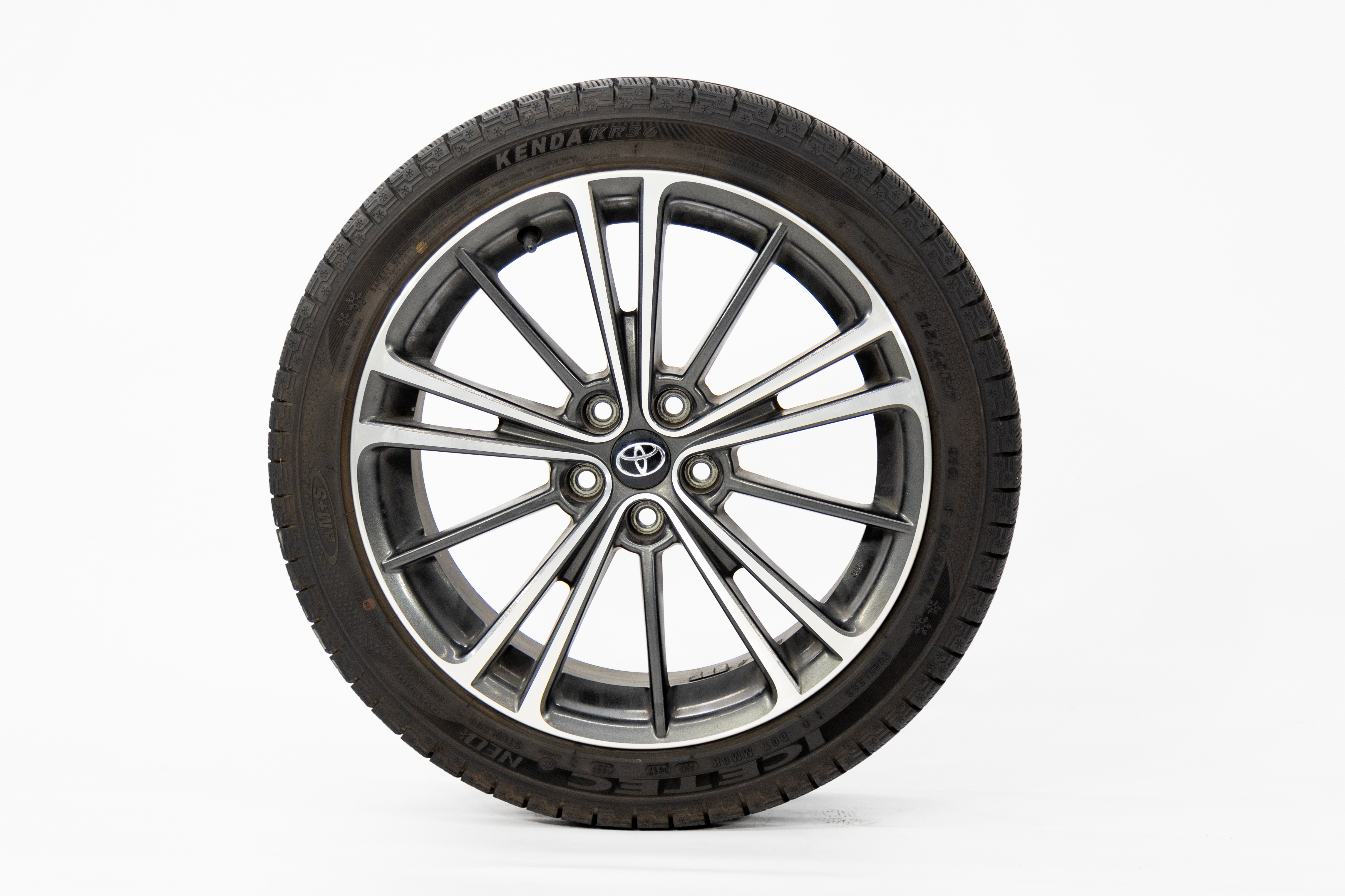 中古】KENDA KR36 215/45R17 86前期純正AW スタッドレス・ホイール