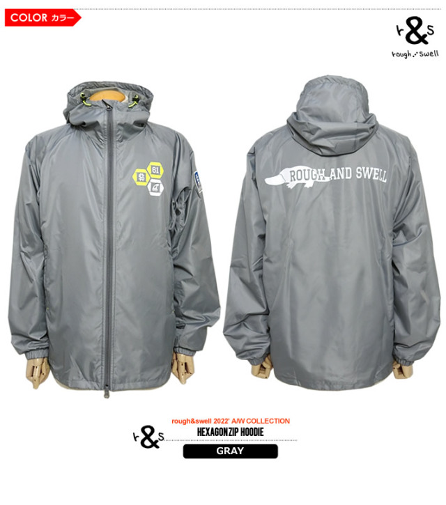 Rough & Swell ラフアンドスウェル 中綿 ジップブルゾン M カジュアル