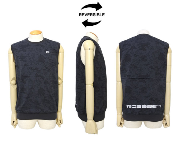 ROSASEN［ロサーセン］リバーシブル撥水ベスト|カジュアルゴルフドット