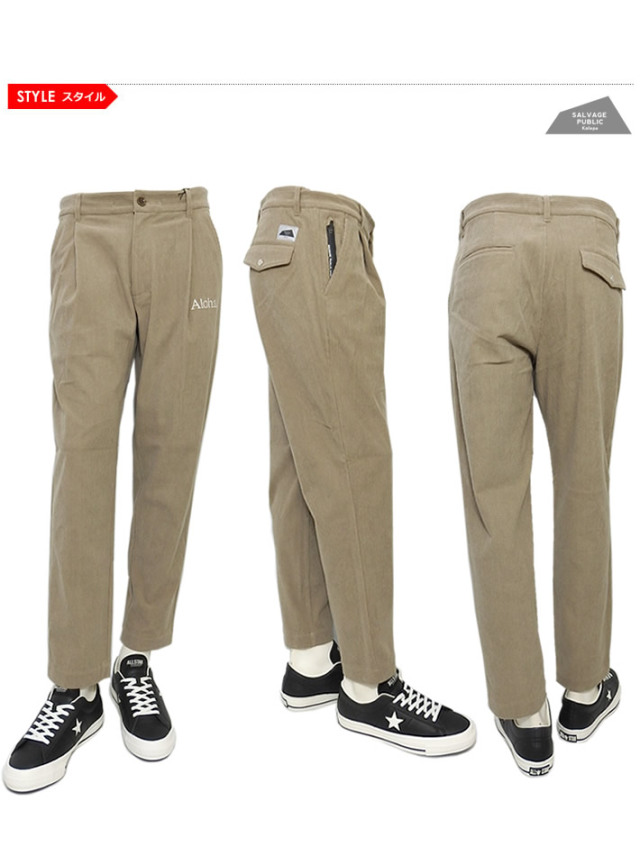 SALVAGE PUBLIC KOLEPA［サルベージパブリックコレパ］Uka Corduroy