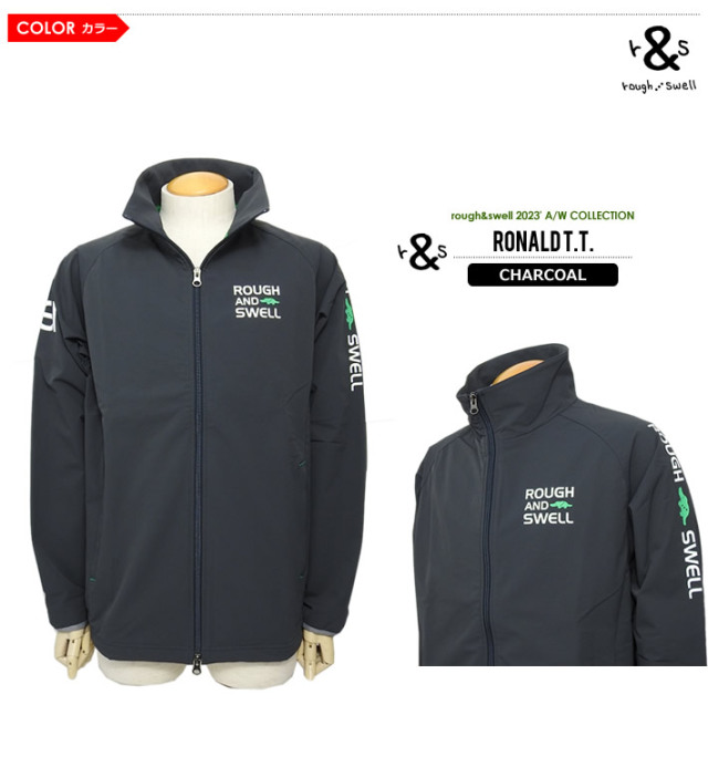 ラフアンドスウェル 男性用ウインドパーカーMサイズ ネイビー ラフ