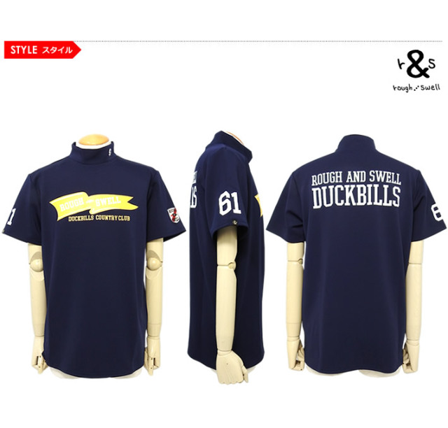 rough&swell［ラフアンドスウェル］RS FLAG MOCK/半袖モックネック