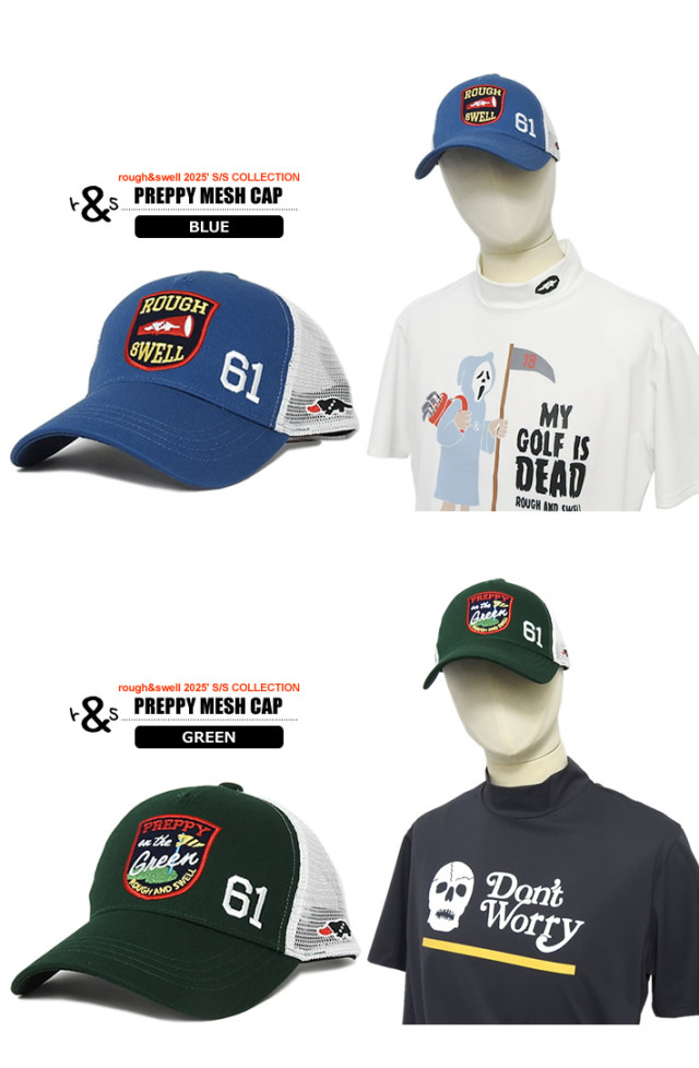 Rough & Swell SURF＆TURF ゴルフキャップ5点セット Rough & Swell