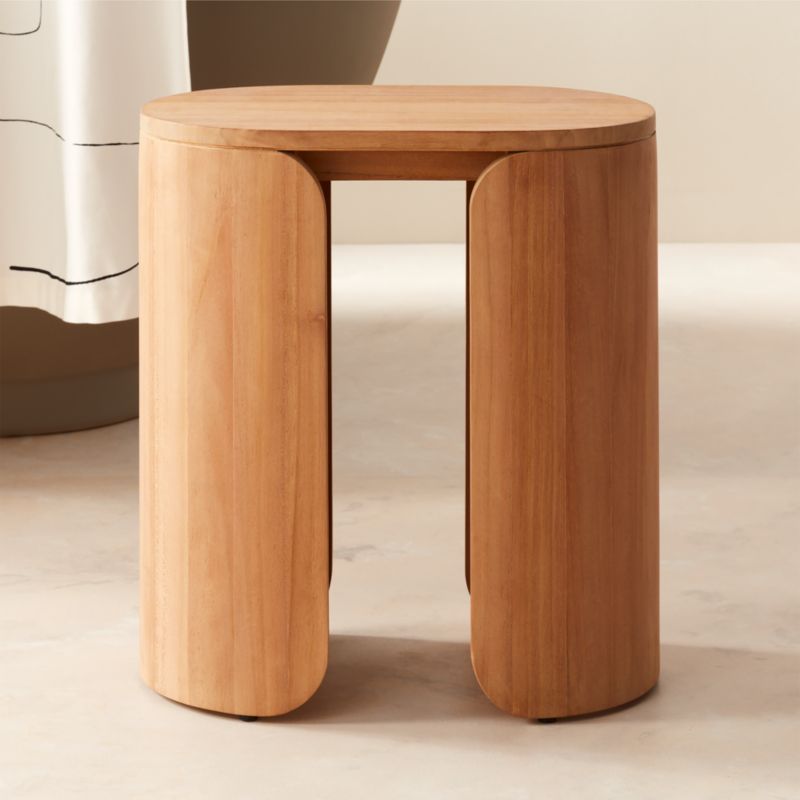 スツール nokta Teak Block Stool nokta Teak Block Stool