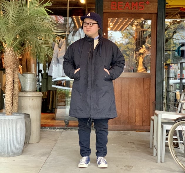 BEAMS+ ビームスプラス リアルムートンコート XL 羊革 モッズコート 僕