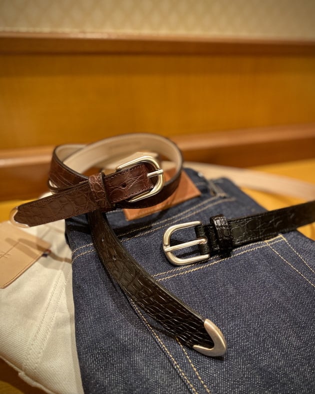 BEAMS F〉リアルクロコのウエスタンベルト｜ビームス ライフ 横浜｜BEAMS